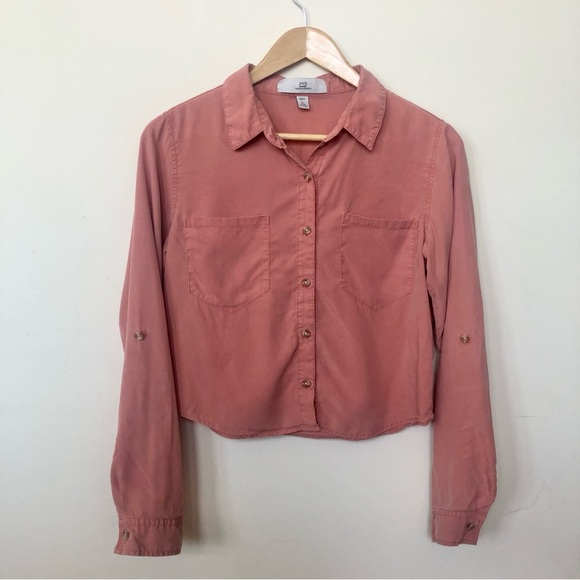 Thread & Supply cropped button up shirt - Picture 1 of 5